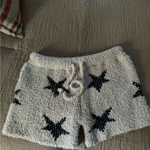 POL Soft Textured Cream shorts